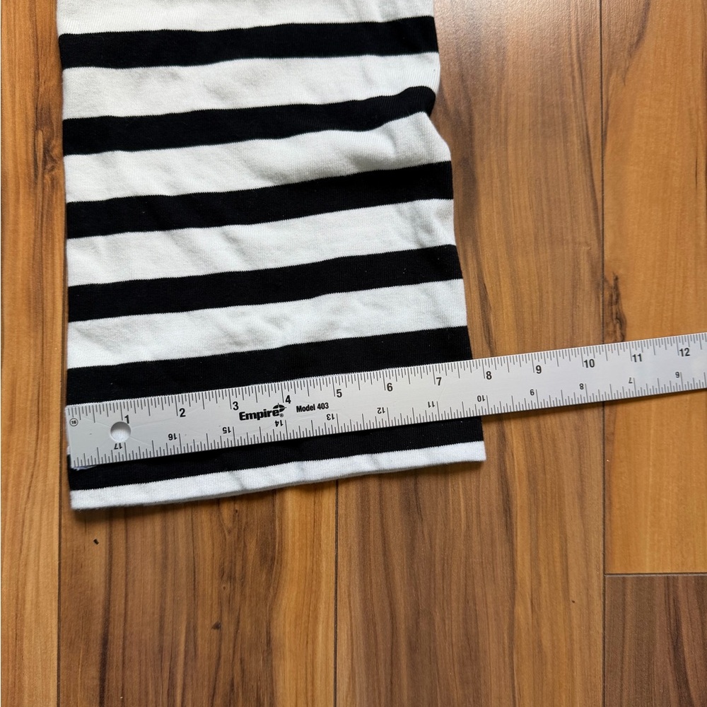 Maeve black/white stripes boatneck top - Picture 11 of 11